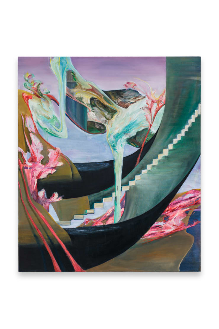 Clément Bedel La traversée, 2024 oil on canvas 200 x 170 cm 78 3/4 x 66 7/8 in