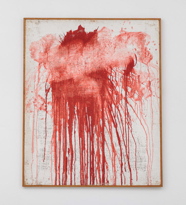 Hermann Nitsch, Schüttbild, 1987