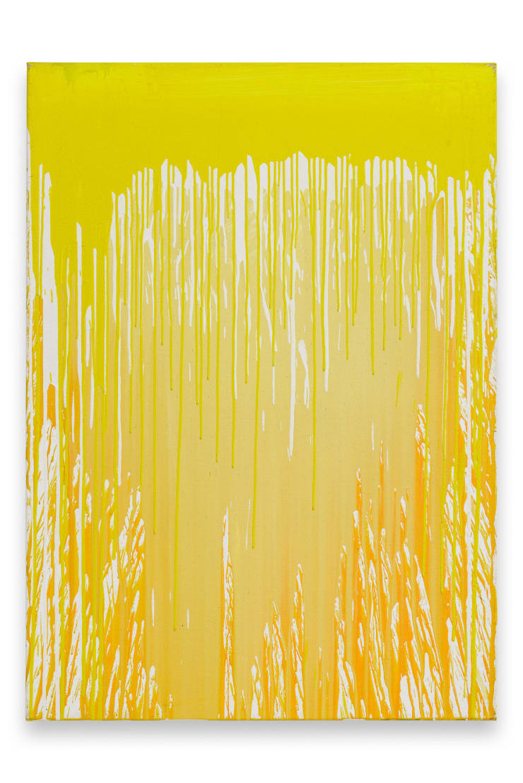 Hermann Nitsch Schüttbild, 2016 Acryl auf Leinwand 100 x 150 cm 39 3/8 x 59 1/8 in