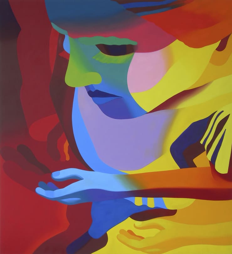 Leigh Ruple Jaywalking, 2015 Oil on Canvas 167.6 x 152.4 cm 66 x 60 in