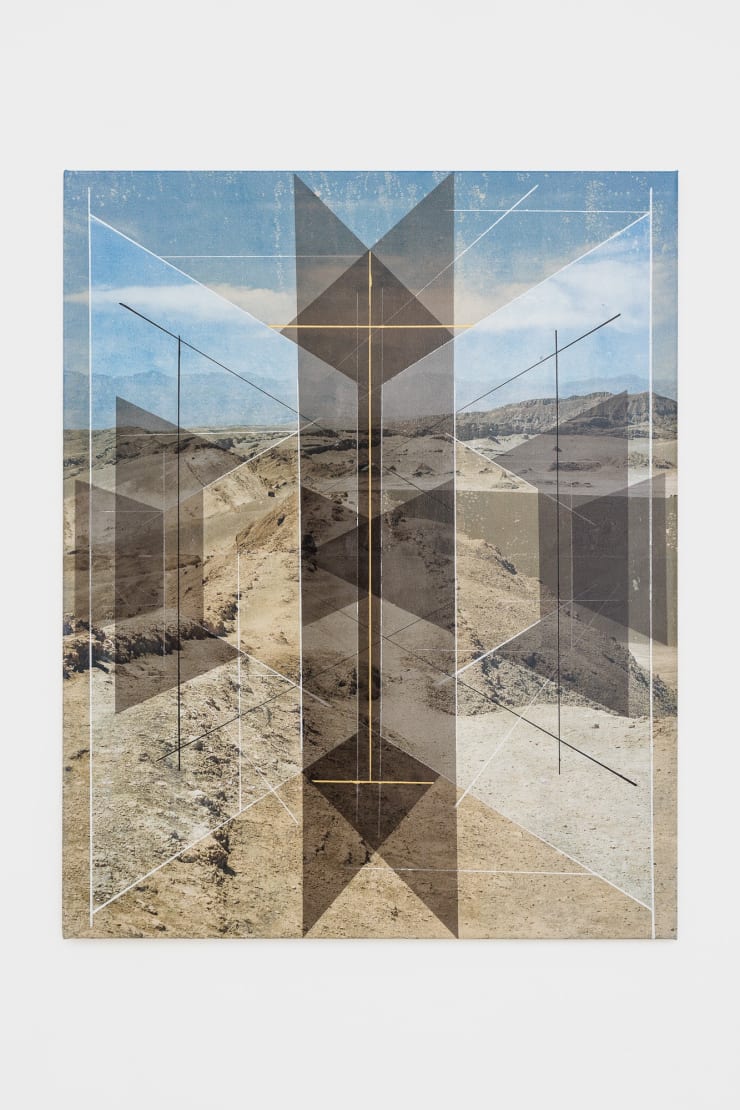Rodrigo Valenzuela New Land C023, 2025 Acrylic and Toner on Canvas 150 x 120 cm 59 x 47 1/4 in