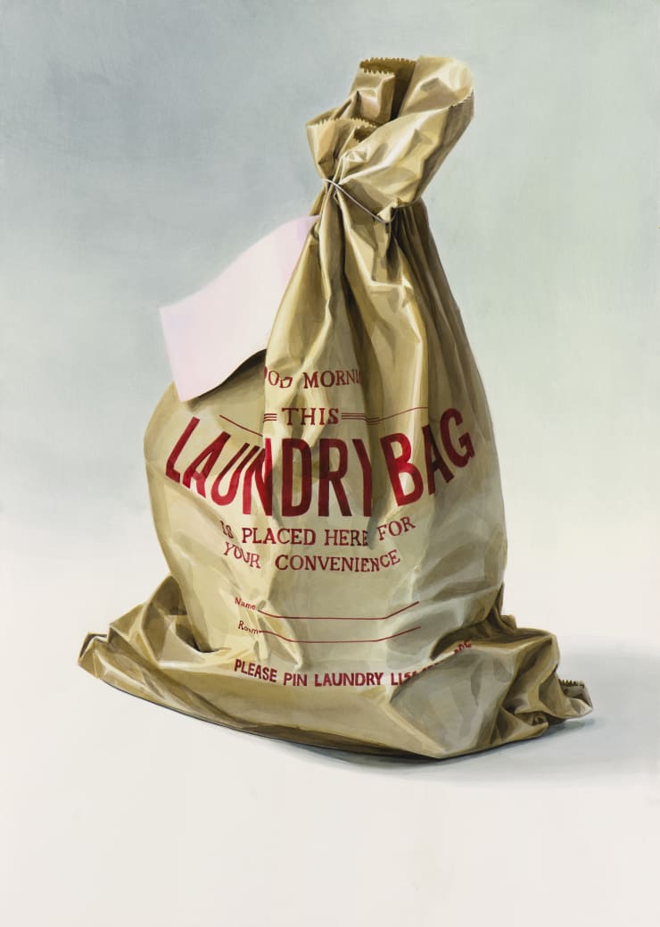 Alina Kunitsyna Laundry Bag 3, 2019 Ink on paper 105 x 76 cm 41 3/8 x 29 7/8 in