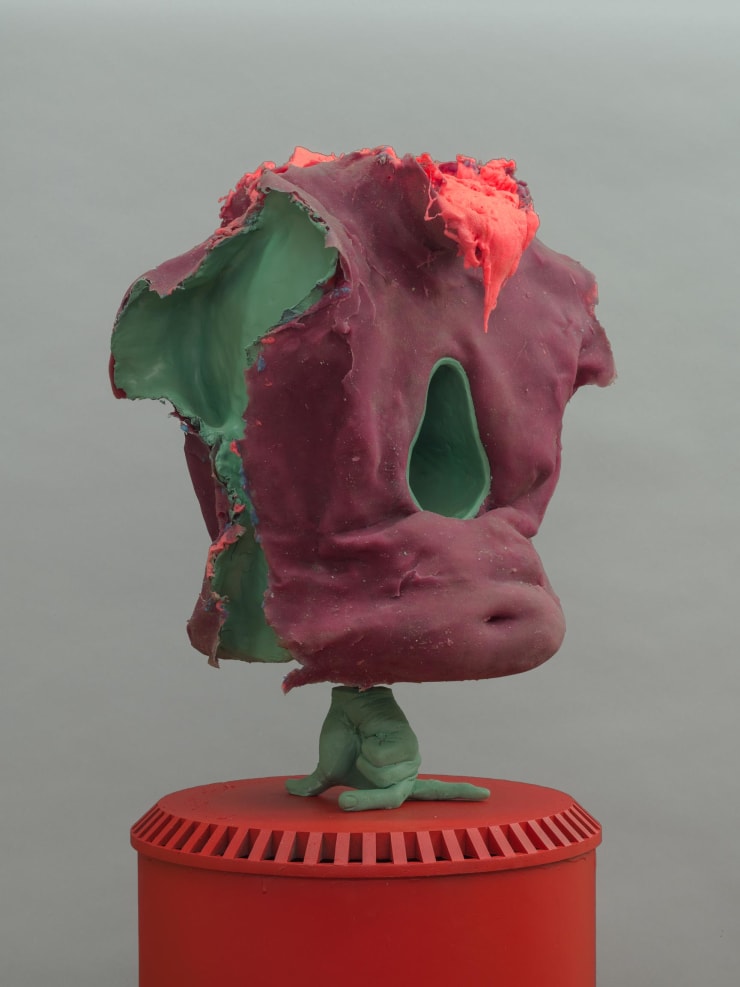 Malte Bruns Torso, 2018 PUR, platinum silicone, platinum silicone foam, metal, epoxy 42 x 65 x 38 cm 16 1/2 x 25 5/8 x 15 in