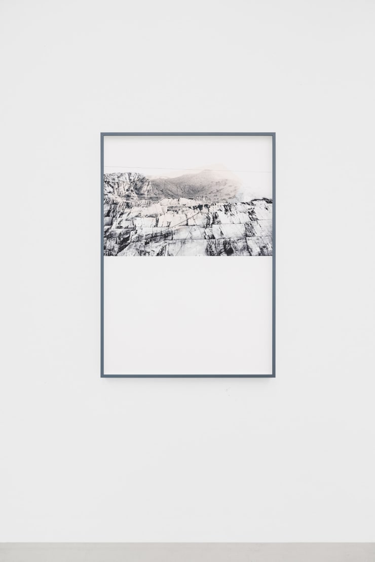 Amy Stephens Alpi Apuane, 2023 Silkscreen, 400g Somerset tub sized satin, gradient white H121 x W86 x D5cm (framed) Edition of 8 + 2AP (Edition record)