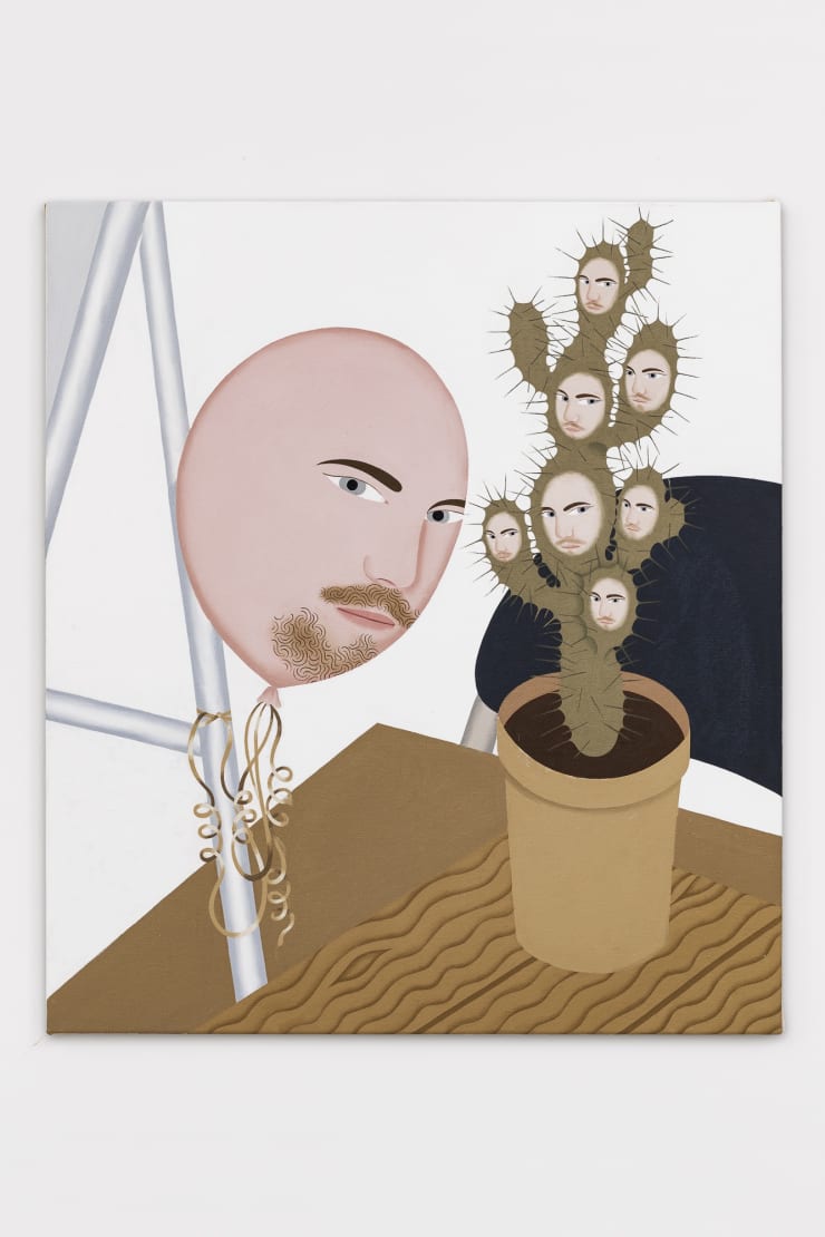 Alexander Basil Untitled, 2022 oil on canvas 88 x 78 cm 34 5/8 x 30 3/4 in