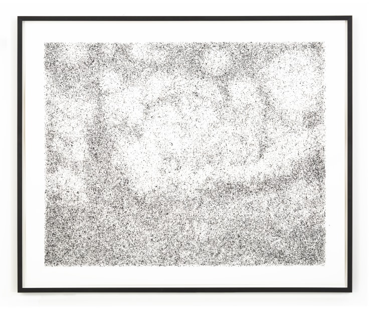 Maximilian Prüfer De Sterrennacht, 2019 Fly-Behavior Hadern-Paper 86 x 105.5 cm 33 7/8 x 41 1/2 in