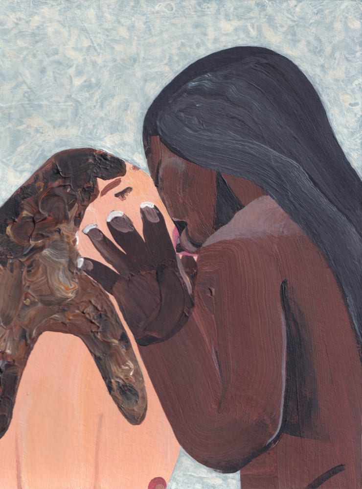 Melissa Steckbauer Untitled, 2023 acrylic on paper 20 x 15 cm 7 7/8 x 5 7/8 in