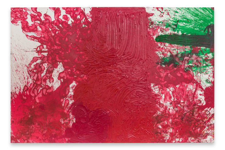 Hermann Nitsch Schüttbild, 2009 Acryl auf Jute 200 x 300 cm 78 3/4 x 118 1/8 in