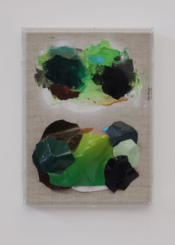 Kazuhito Tanaka Picture(s) #64, 2023 Acrylic and analog chromogenic print on canvas 34 x 25 x 6,8 cm 13 3/8 x 9 7/8 x 2 3/8 in