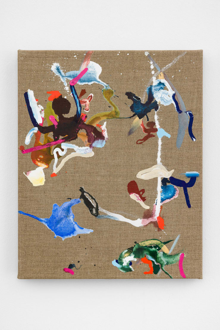 Alicia Viebrock Slot machine (y), 2024 acrylic and ink on linen 50 x 40 cm 19 3/4 x 15 3/4 in