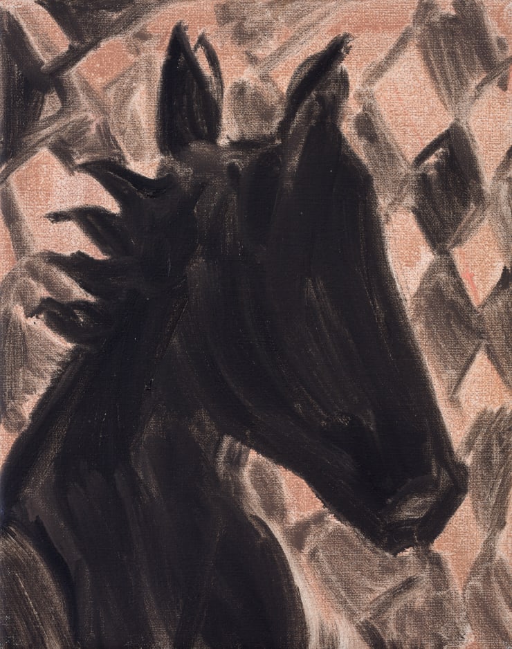 Faye Wei Wei Prince Heart Knuckles, 2019 Oil on Canvas 31 x 26 cm 12 1/4 x 10 1/4 in