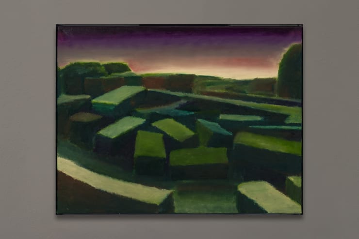 Marc Henry Lost? Draw a Map, Then Paint the Picture, 2023 Oil on Canvas 50 x 65 cm 19 3/4 x 25 5/8 in