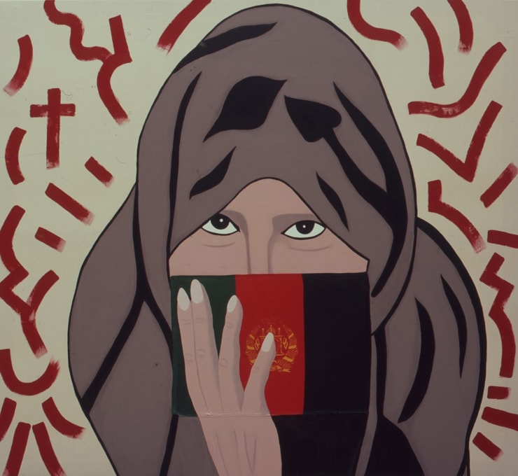 Ronnie Cutrone, cell girl afghanistan, 2006