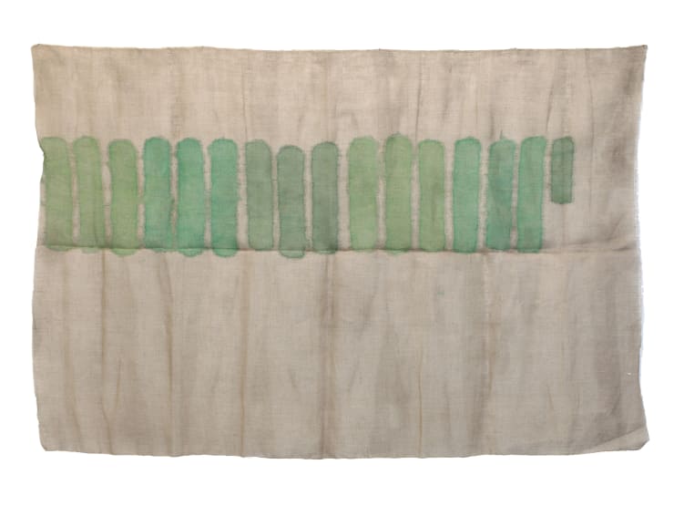 Giorgio Griffa, Orizzontale verticale , 1977