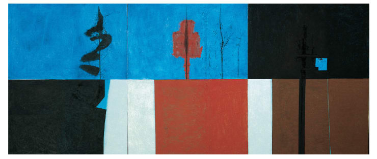 Enrico Della Torre, Alberi (omaggio a Tohaku), 2002