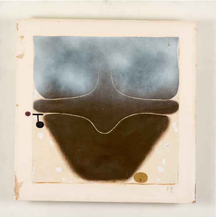 Victor Pasmore, Points of contact: transformation, 1970, olio su carta su tavola, cm 50,5x50