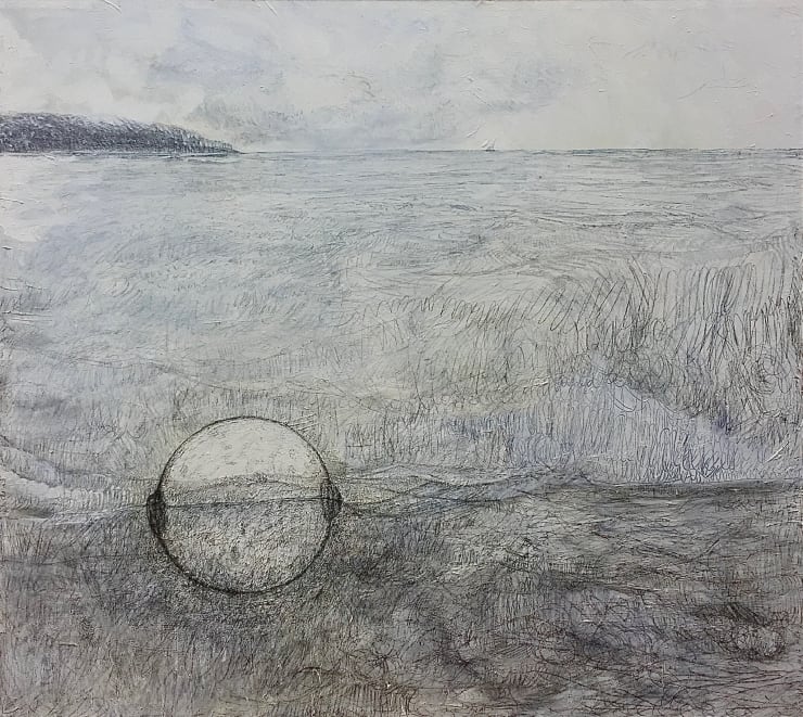 Mac James, Glass Float Coming Ashore At Anahola Bay, 2010