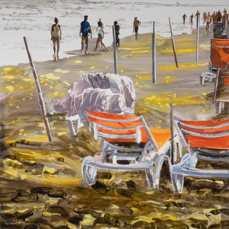 Erika Adamsson, Evening on the beach, 2017