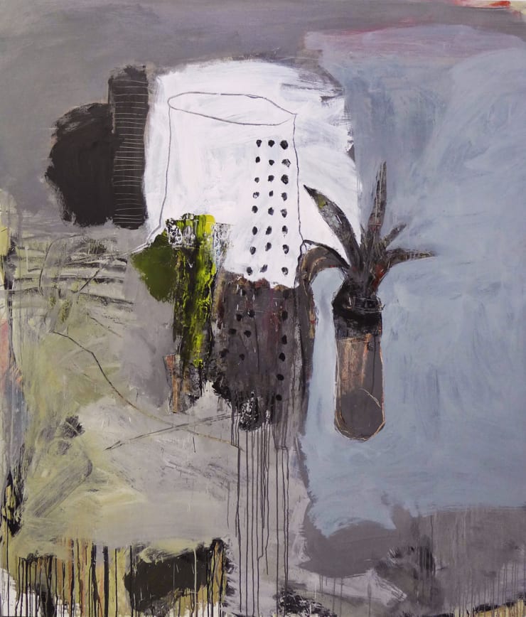 Luis Olaso, Composition for a Plant and its Container, 2018