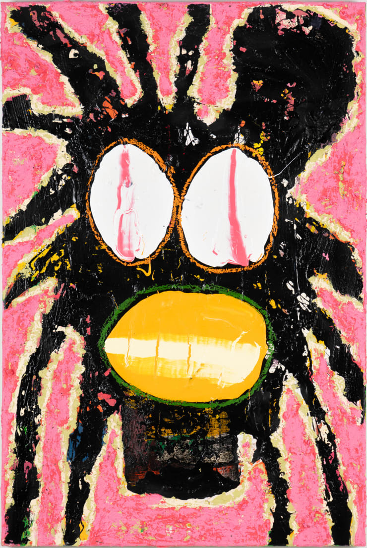 Jack Kabangu, Dark Face Painting (Candy), 2025