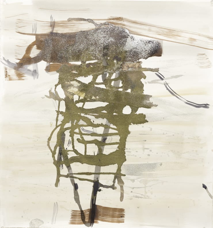 Deborah Dancy How Deep is the Ocean 11, 2024 acrylic, glitter on paper 28 x 26.5 inches