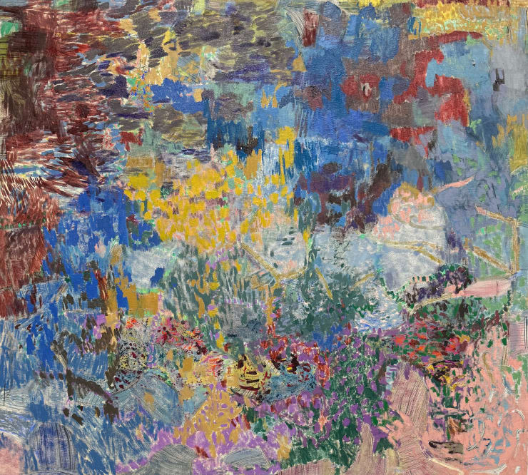 Kim Ouellette All is Life III, 2025 sumi ink, acrylic on canvas 60 x 66 inches