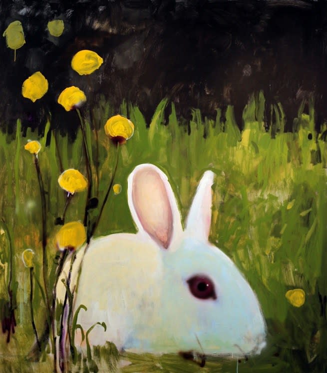 Joseph Peragine Untitled (Yellow Dandelions), 2015 acrylic on canvas 78 x 68 inches