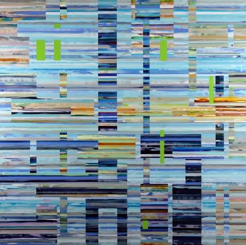 Scott Eakin BCS-201 The Promise, 2022 acrylic on panel 60 x 60 inches
