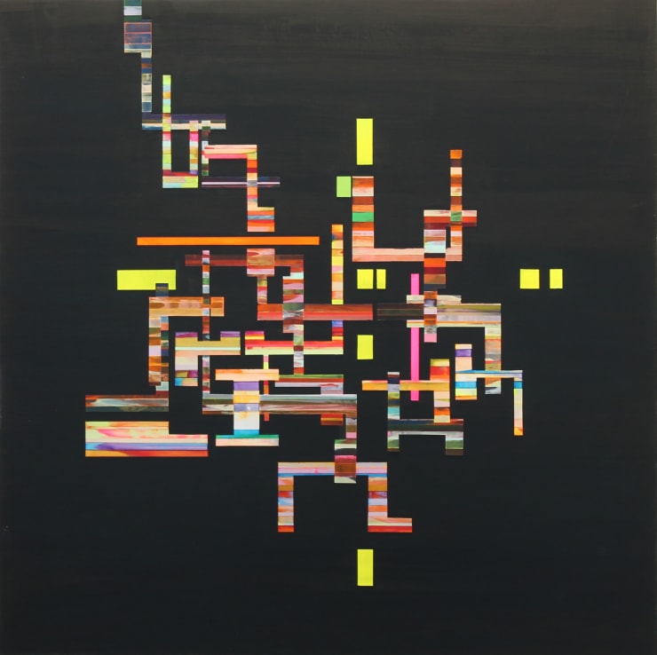Scott Eakin BCS-198 The Perishing Wind, 2021 acrylic on panel 36 x 36 inches