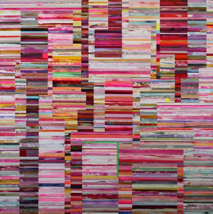 Scott Eakin Words for Other Words, 2017 acrylic on panel 72 x 72 inches