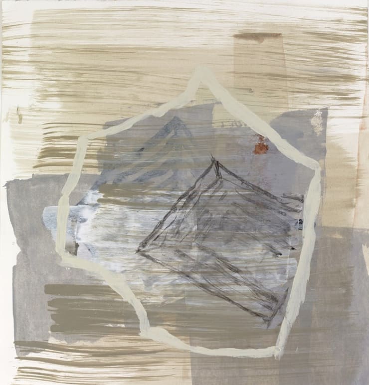 Deborah Dancy Cipher 27, 2021 acrylic on paper 15 x 13.75 inches