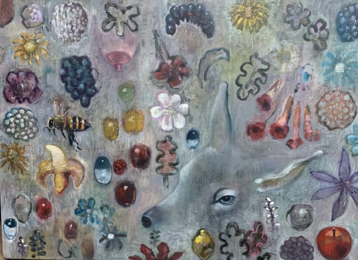 Joseph Peragine Untitled, 2022 acrylic, oil on canvas 32 x 44 inches