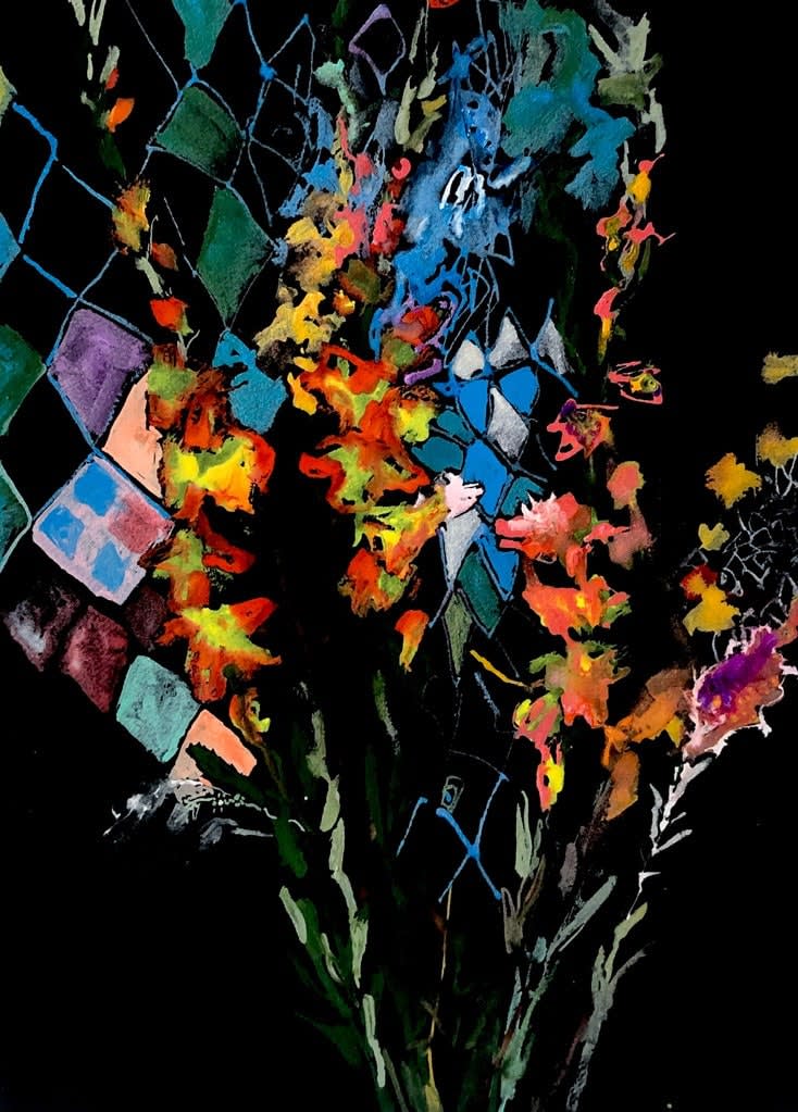 Lizbeth Mitty Tangle #24, 2019 ink on paper 15 x 11 inches