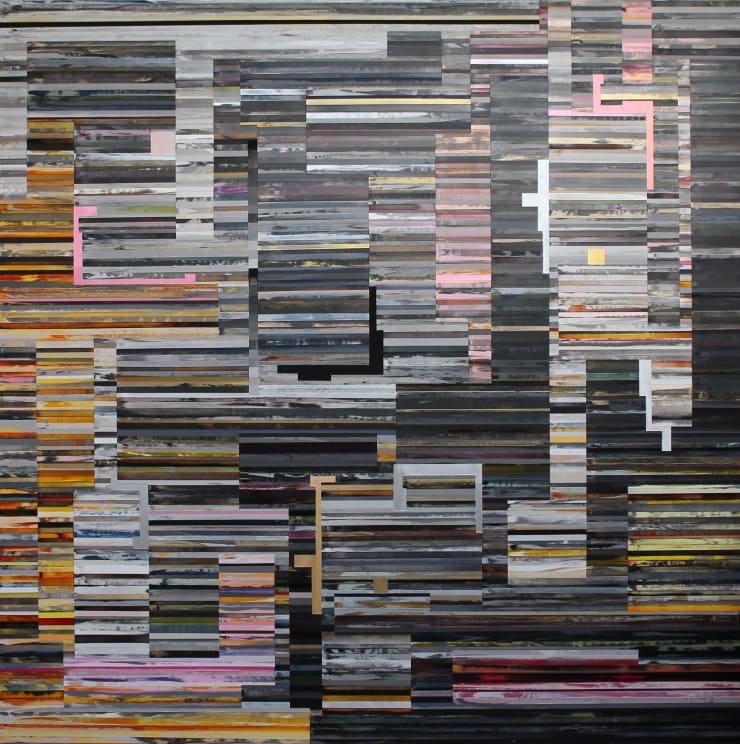 Scott Eakin BCS-128 Joyce 5, 2018 acrylic on panel 84 x 84 inches