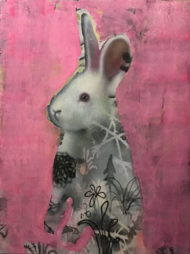 Joseph Peragine Untitled, 2018 acrylic and oil on canvas 32 x 24 inches