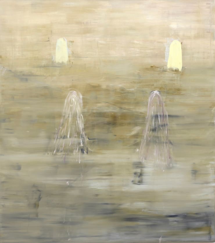 Deborah Dancy Firefly Kisses, 2024 oil on canvas 56 x 50 inches