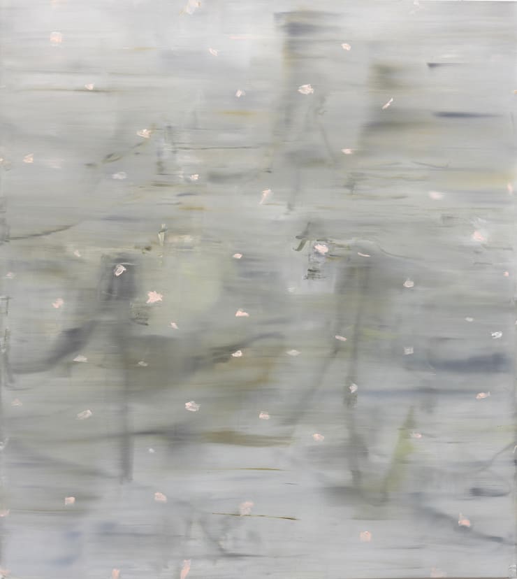 Deborah Dancy Mapping Tomorrow, 2024 oil on canvas 56 x 50 inches