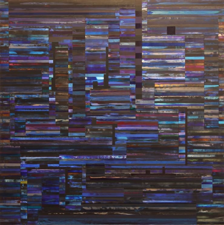 Scott Eakin BCS-132 The Narrow Gate, 2019 acrylic on panel 48 x 48 inches