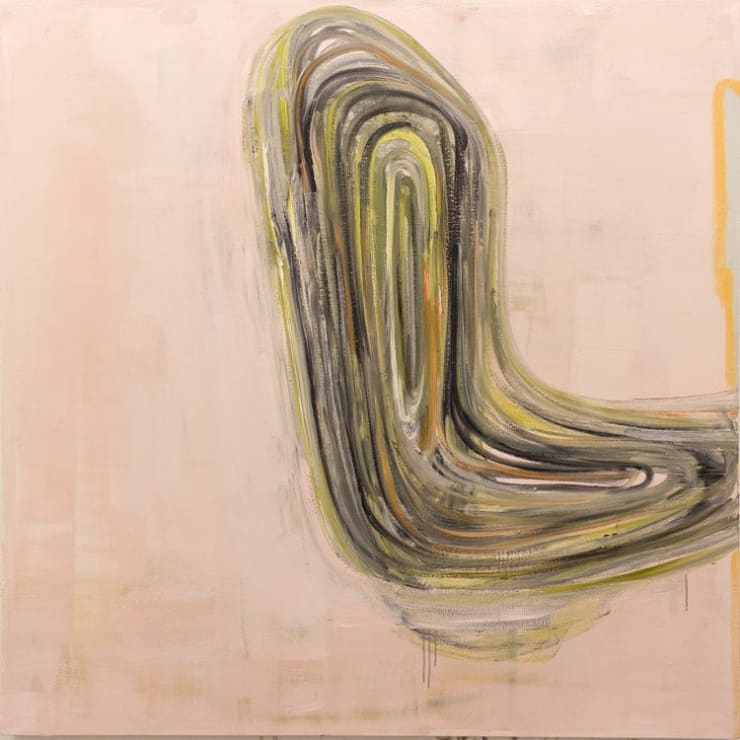 Deborah Dancy New is Old is New, 2017 oil on canvas 48 x 48 inches