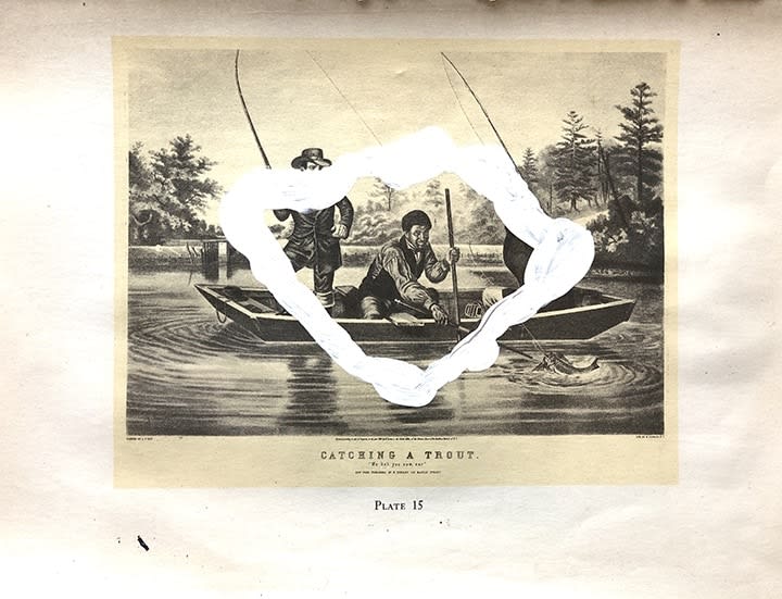 Deborah Dancy, The Abridged Currier and Ives, Catching a Trout, 2021