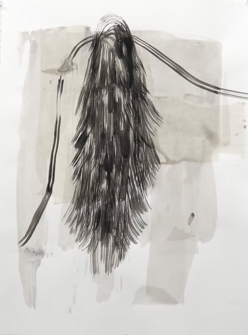 Deborah Dancy Lines of Winter 16, 2018 acrylic on paper 30 x 22 inches