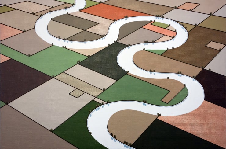 William Steiger Ahead Of The Curve, 2024 oil on linen 20 x 30 inches