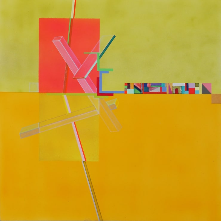 Scott Eakin Buoy BCS-226, 2024 acrylic on clay board 12 x 12 inches