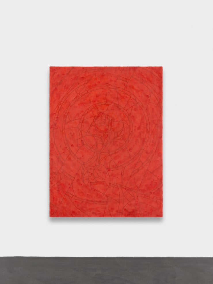 Mitchell Anderson Rosebud (Thermidor), 2020 Encaustic on cradled panel 160 x 120 x 8 cm 63 x 47 1/4 x 3 1/8 in