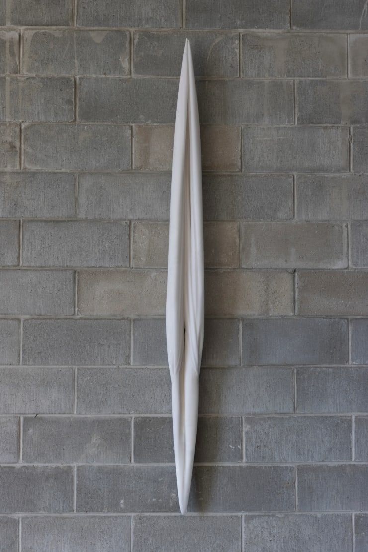 Eli Ping Mote 1, 2022 Cotton and resin 195 x 16 x 12 cm 76 3/4 x 6 1/4 x 4 3/4 in