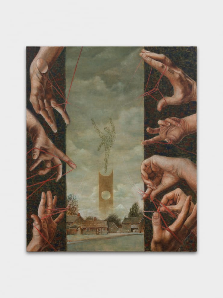 Sam Creasey Anthropower, 2023 Oil on linen 90 x 75 cm 29 1/2 x 35 3/8 in