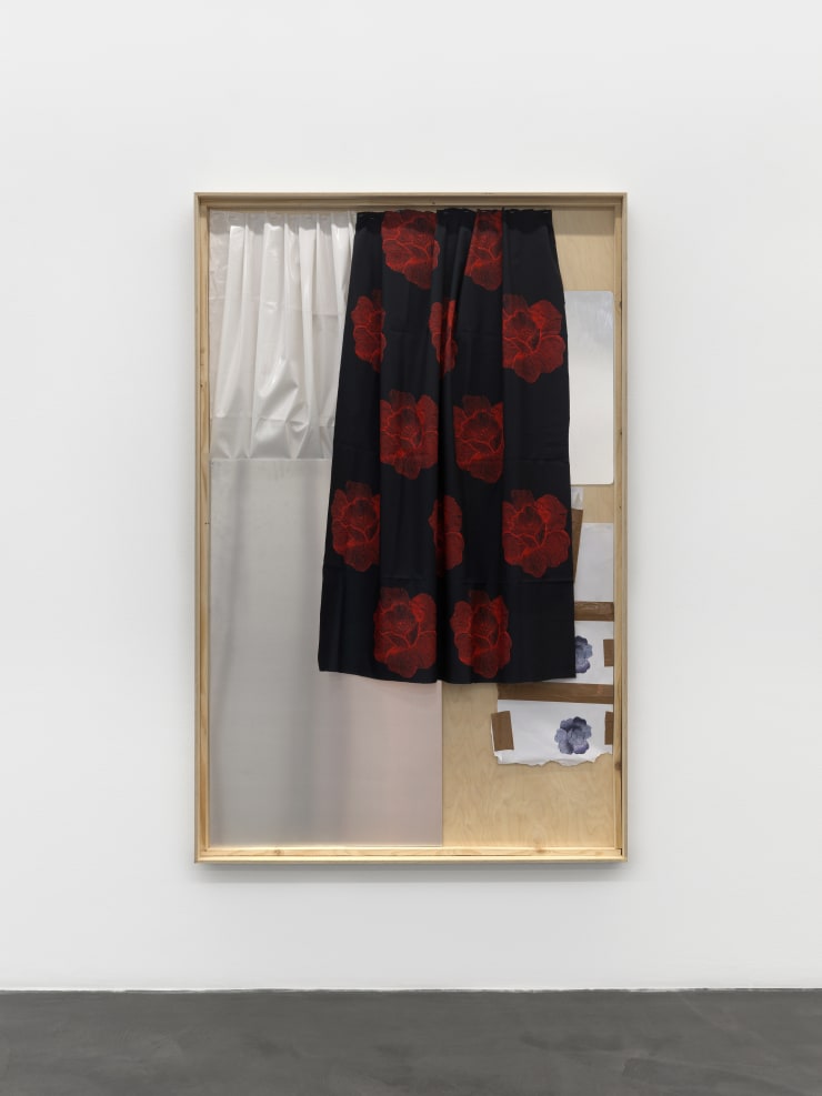 Sitara Abuzar Ghaznawi Episode 1 (acting elite), 2021 Mixed media on wood 170 x 100 cm 66 7/8 x 39 3/8 in