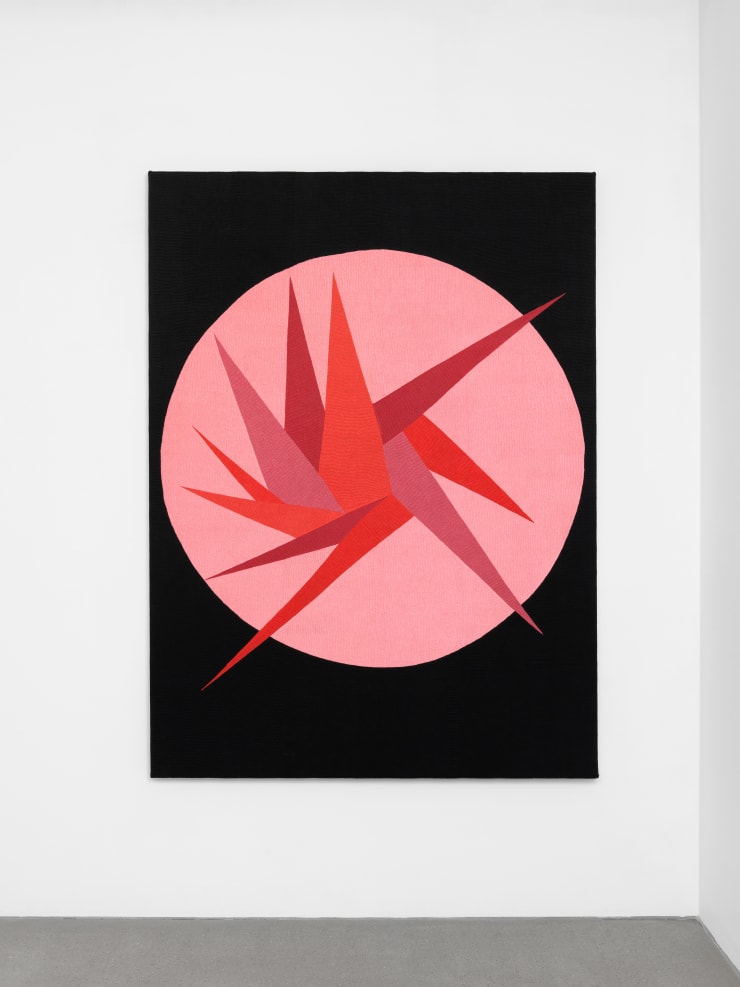 Mitchell Anderson recurrence (Study the old, but create the new), 2018 Hand embroidered cotton 200 x 140 cm 78 3/4 x 55 1/8 in