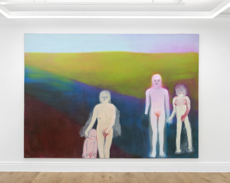 Miriam Cahn tapirschreiten/gezeichnet, 2012-2015 oil on canvas 250 x 350 cm 98 3/8 x 137 3/4 in