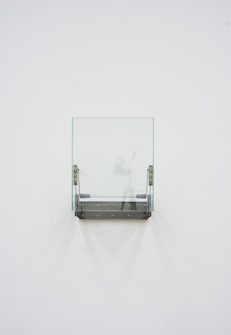 Manuel Burgener Untitled, 2018 glass, aluminium 48 x 54 x 40 cm 18 7/8 x 21 1/4 x 15 3/4 in